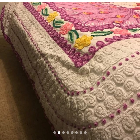 1930’s vintage chenille bedspreads - Picture 2 of 3